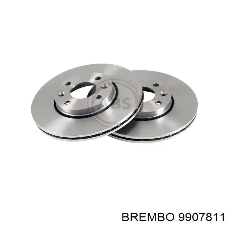 9907811 Brembo Диск тормозной передний