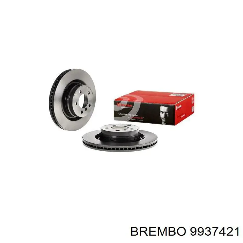 Передние тормозные диски 9937421 Brembo