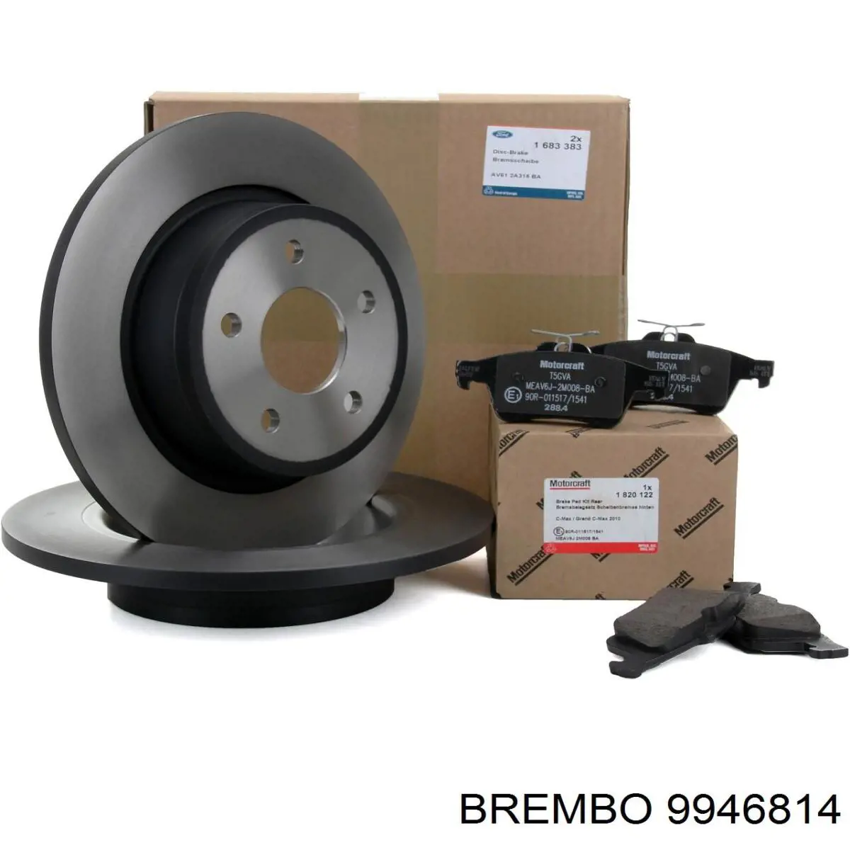 Передние тормозные диски 9946814 Brembo