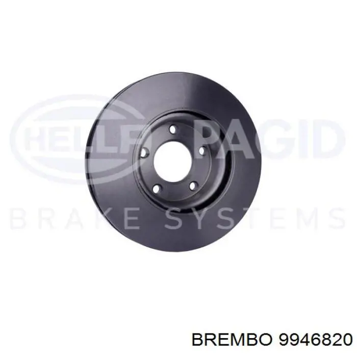 Передние тормозные диски 9946820 Brembo