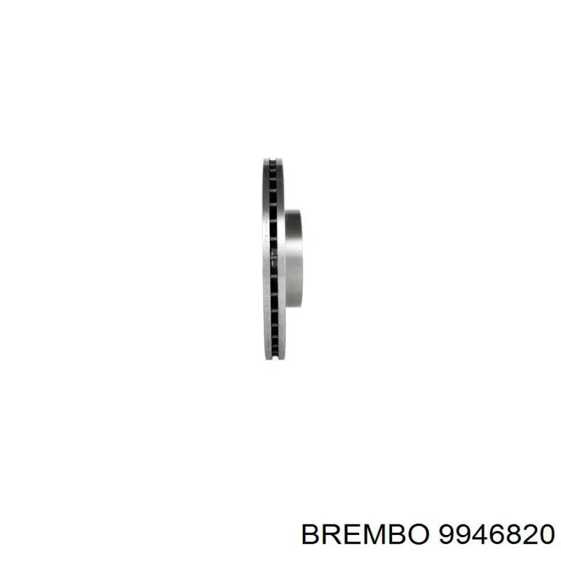 9946820 Brembo Диск тормозной передний