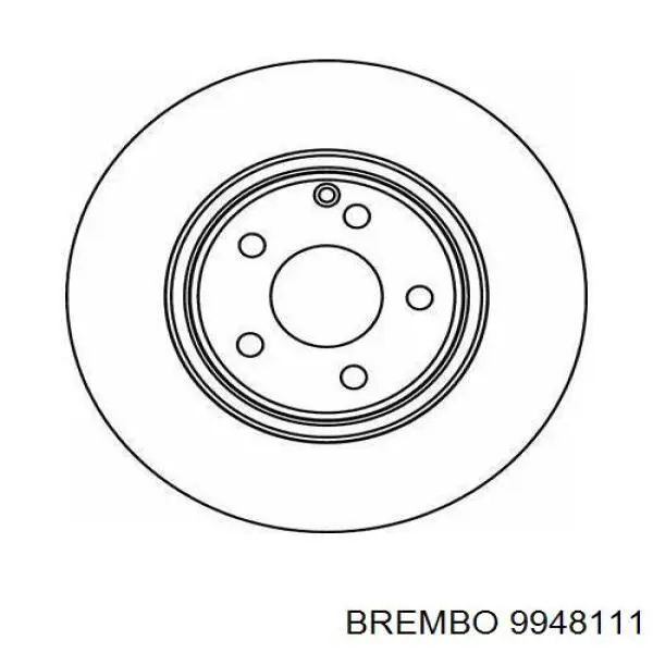 Тормоз дисковый передний Brembo 9948111 цена, от 57.76 USD
