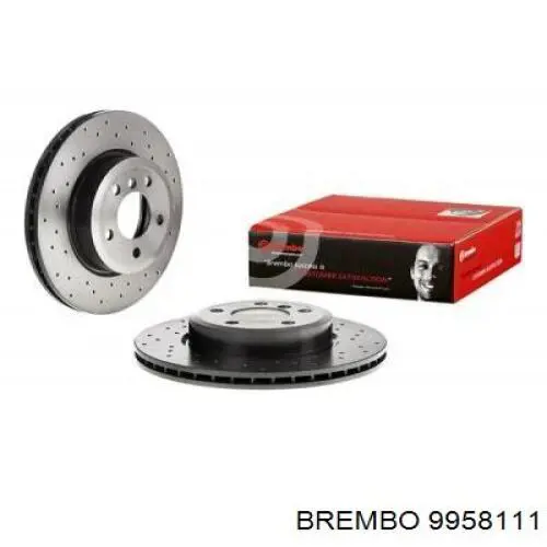 9958111 Brembo диск тормозной передний