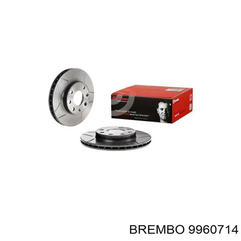 9960714 Brembo диск тормозной передний