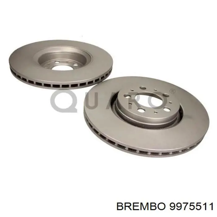 9975511 Brembo диск тормозной передний