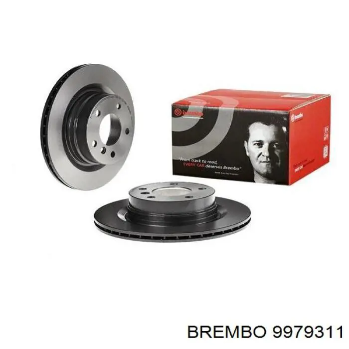 9979311 Brembo диск тормозной задний