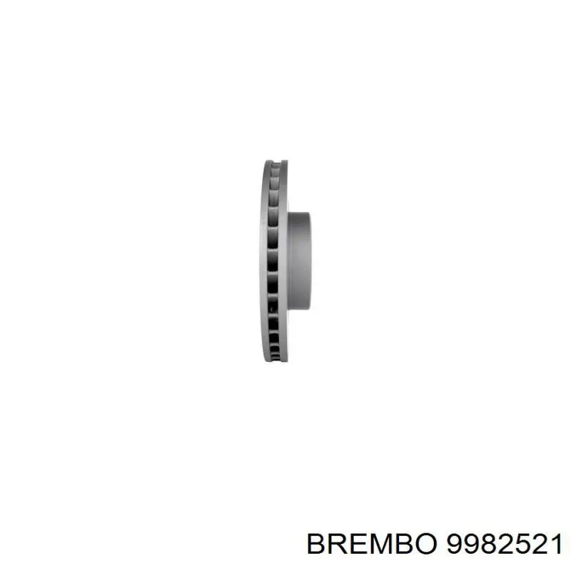 Передние тормозные диски 9982521 Brembo
