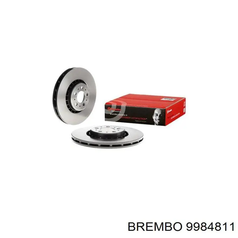 Передние тормозные диски 9984811 Brembo