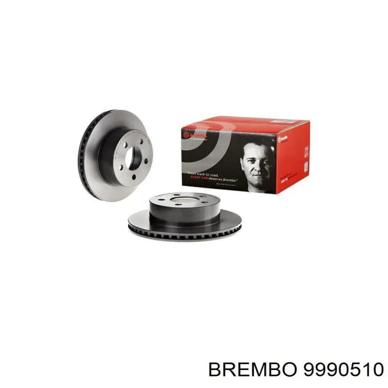 Передние тормозные диски 9990510 Brembo