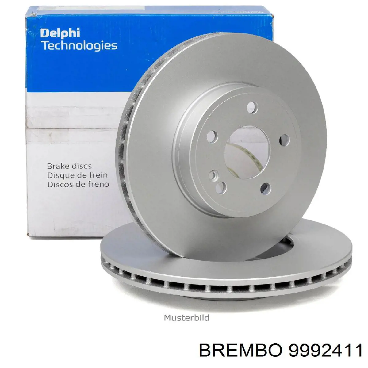 9992411 Brembo диск тормозной задний