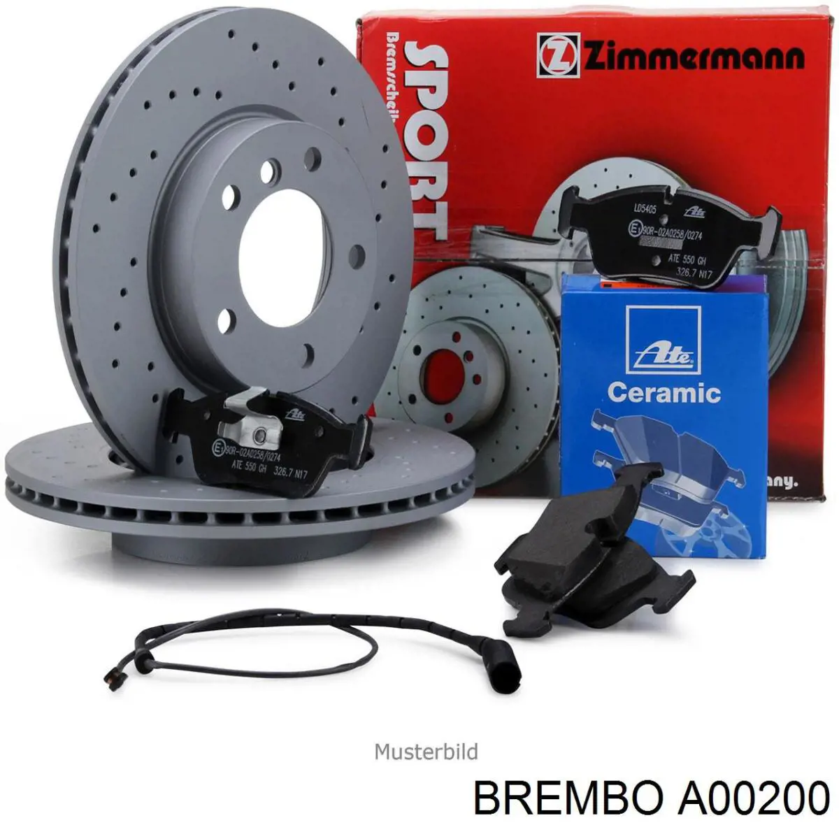 Датчик износа колодок Brembo A00200