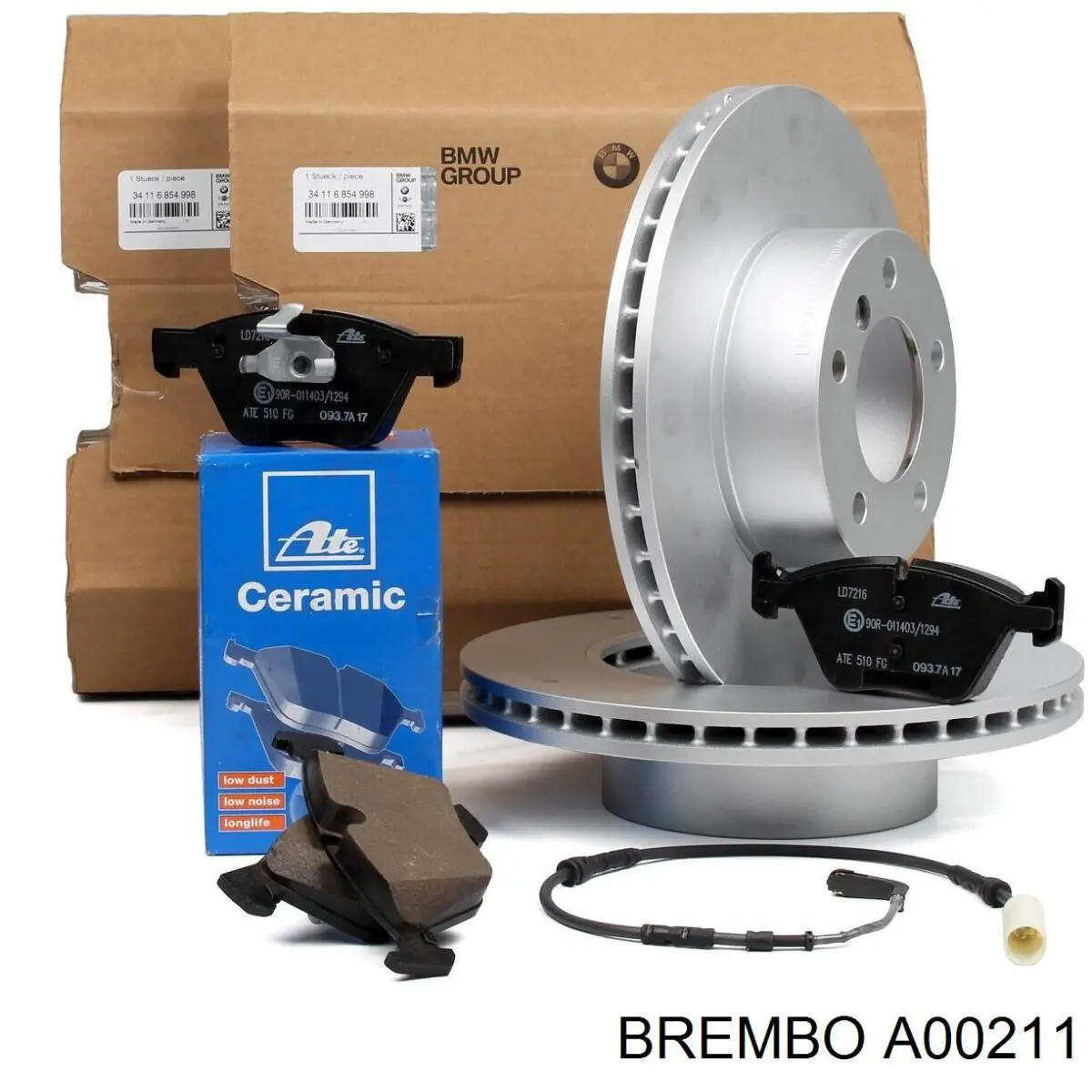 A00211 Brembo Датчик износа тормозных колодок