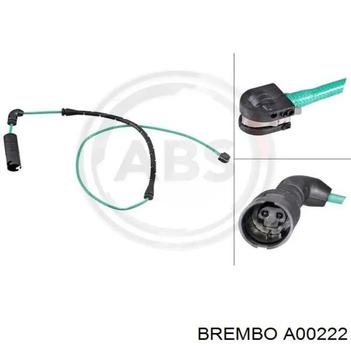 Датчик износа тормозных колодок передний A00222 Brembo