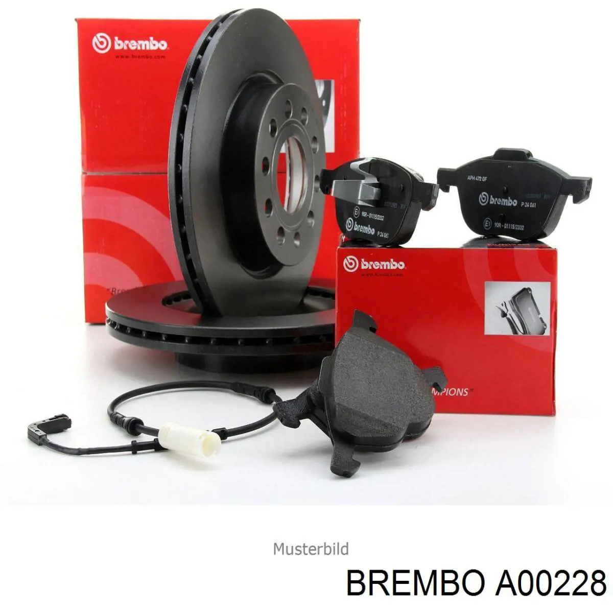 Датчик износа тормозных колодок передний A00228 Brembo