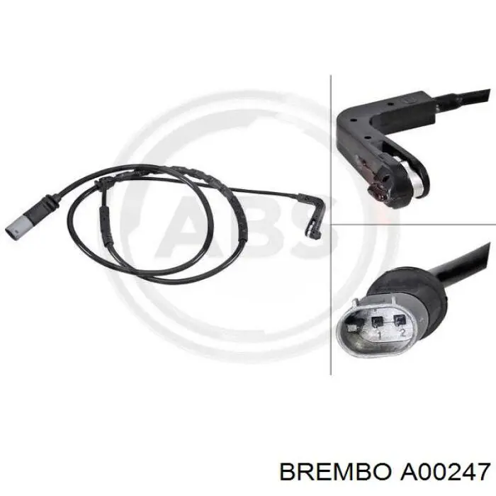 Купить A00247 Brembo Датчик износа тормозных колодок задний