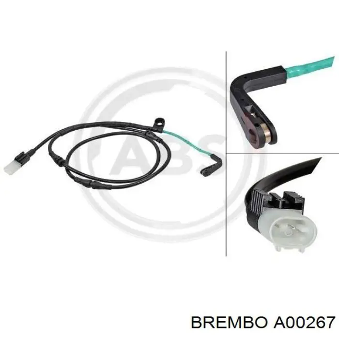 Датчик износа тормозных колодок передний A00267 Brembo