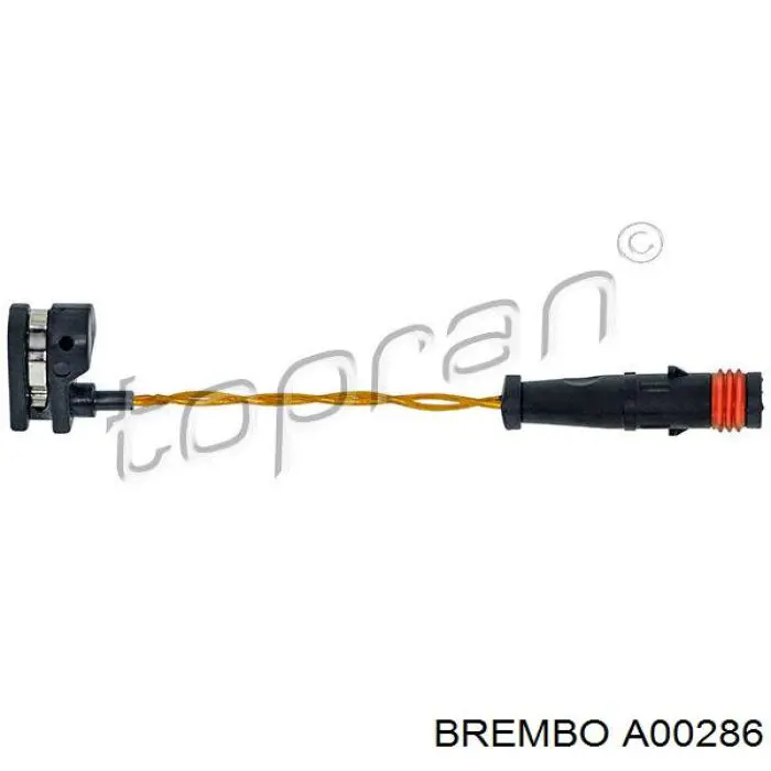 Датчик износа тормозных колодок передний правый Brembo A00286 цена, от 4.43 USD