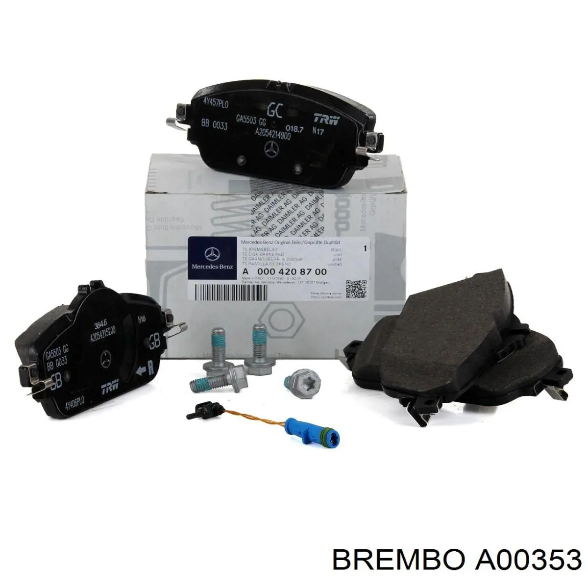 Сигнализатор износ тормозных колодок Brembo A00353 цена, от 4.96 USD