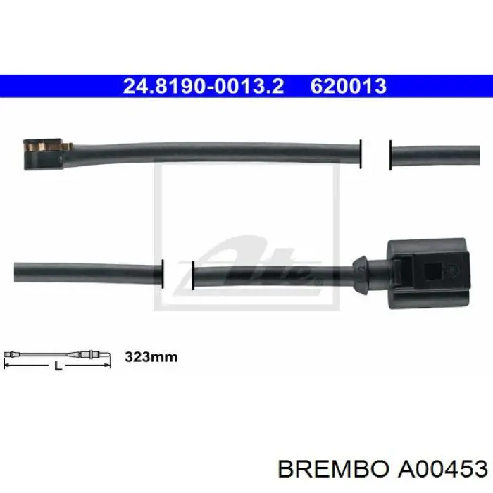Купить A00453 Brembo Сенсор износа
