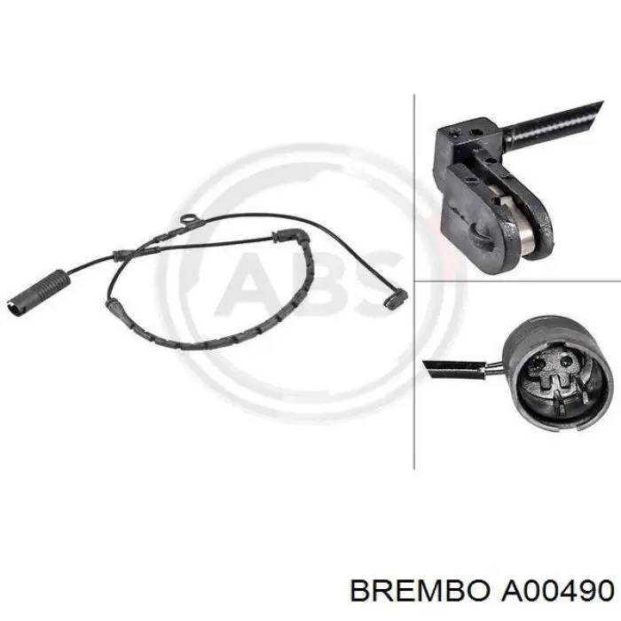 A00 490 Brembo sensor dianteiro de desgaste das sapatas do freio