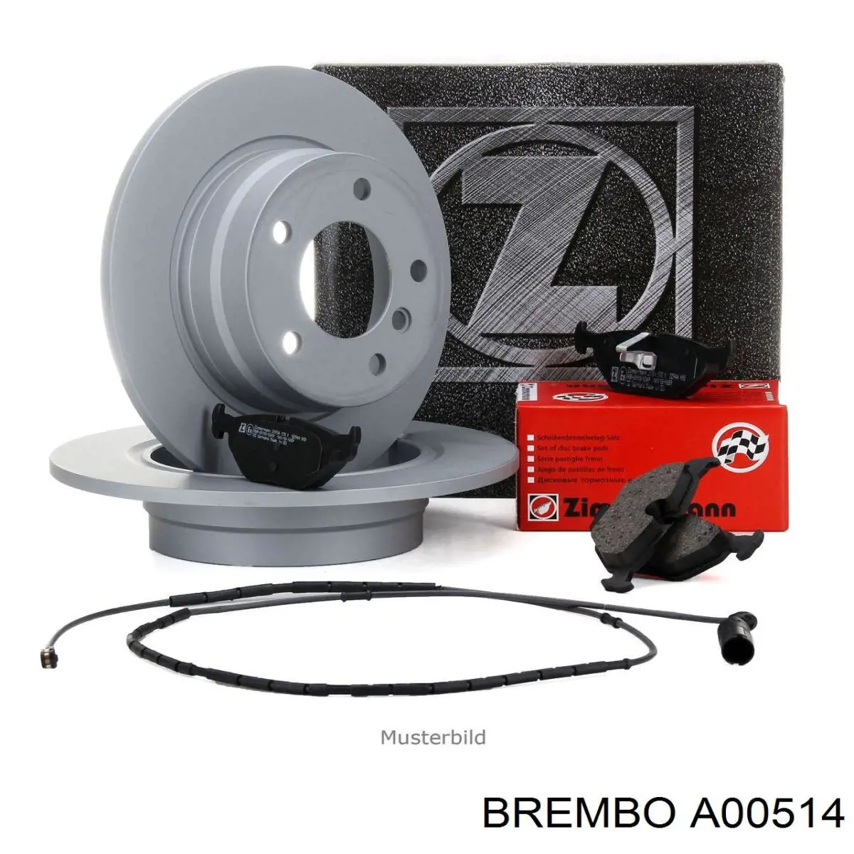 A00514 Brembo sensor dianteiro de desgaste das sapatas do freio