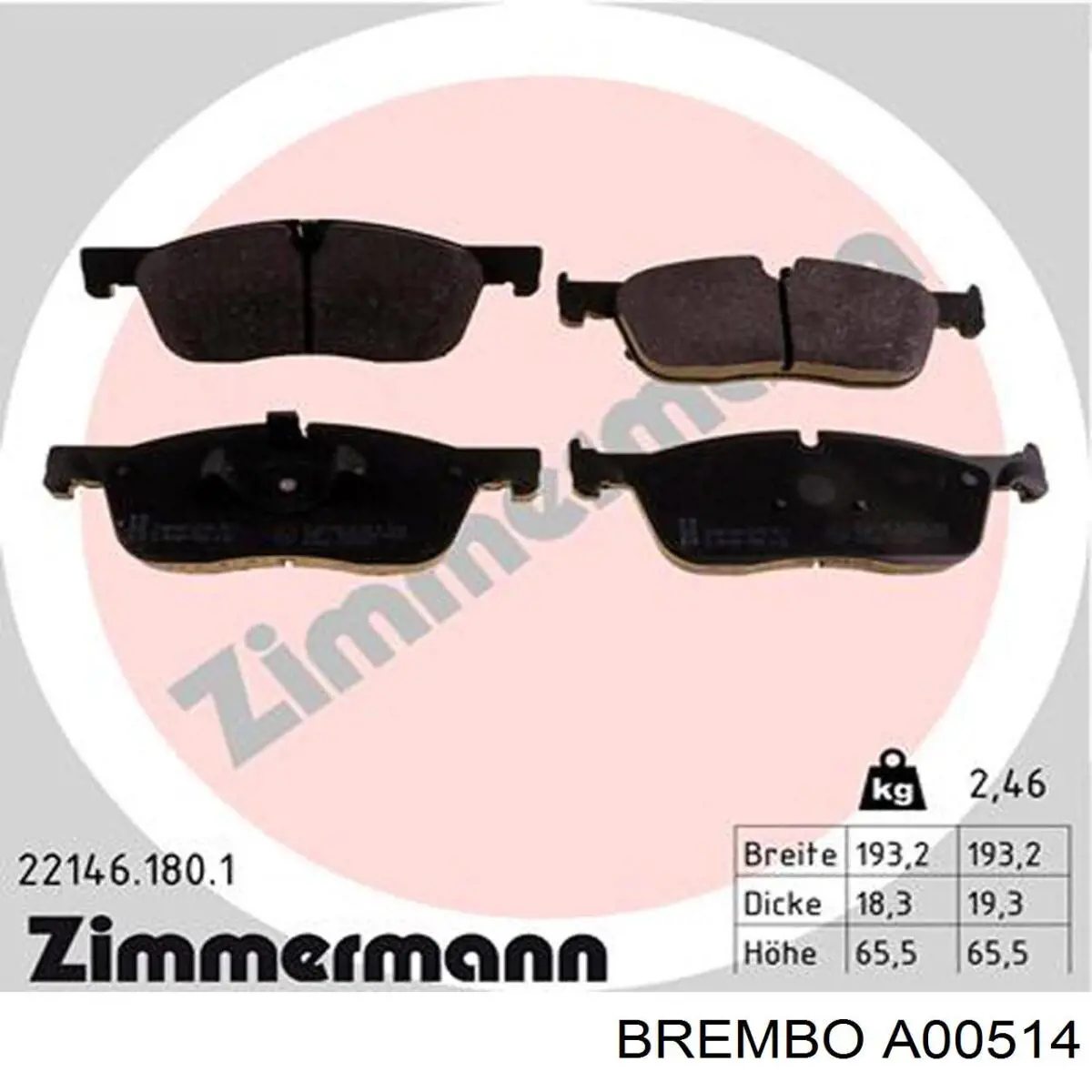 Купить A00514 Brembo Сенсор износа