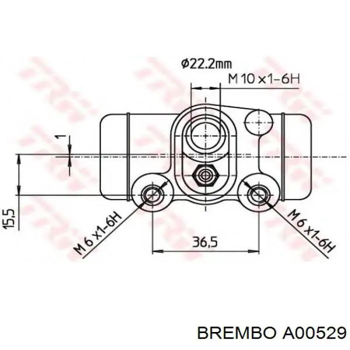 Купить A00529 Brembo Сенсор износа