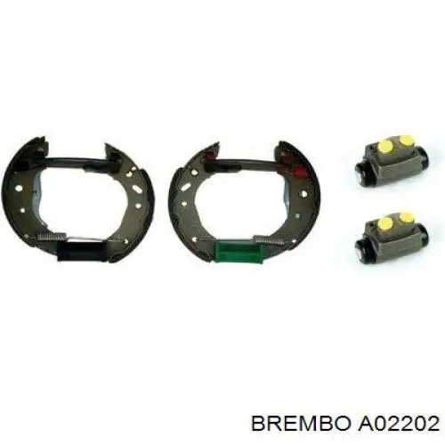 Комплект пружинок крепления дисковых колодок передних BREMBO A02202
