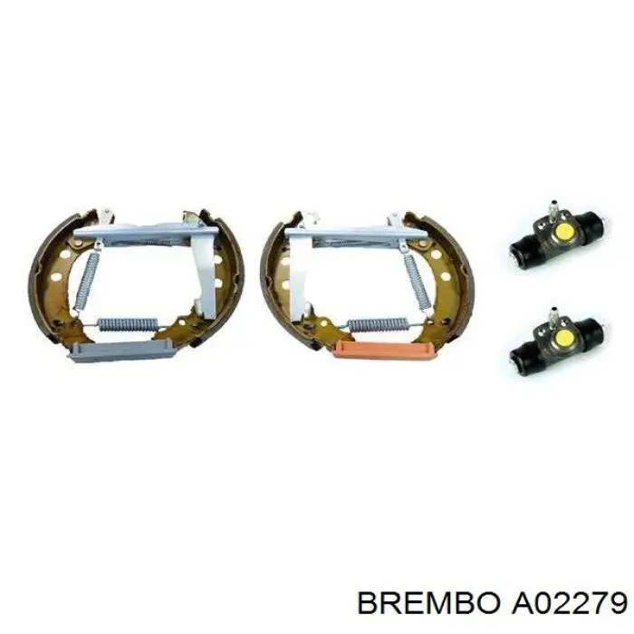 Комплект пружинок крепления дисковых колодок, передних Brembo A02279 цена, от 6.54 USD
