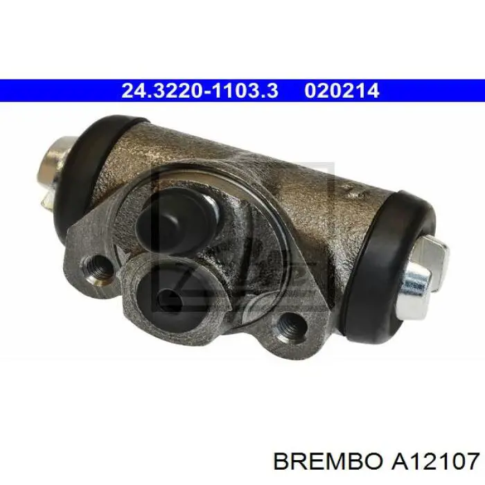 Рабочий тормозной цилиндр Brembo A12107 цена, от 7.27 USD