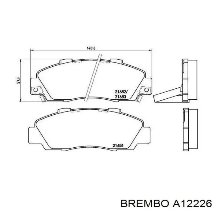 Купить A12226 Brembo Цилиндр тормозной колесный