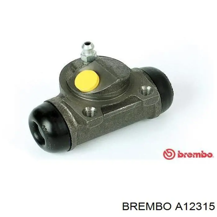 Cilindro de freno de rueda trasero A12315 Brembo