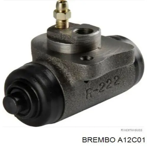 Cilindro de freno de rueda trasero A12C01 Brembo