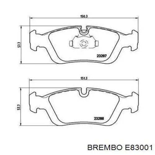 Рабочий цилиндр сцепления E83001 Brembo