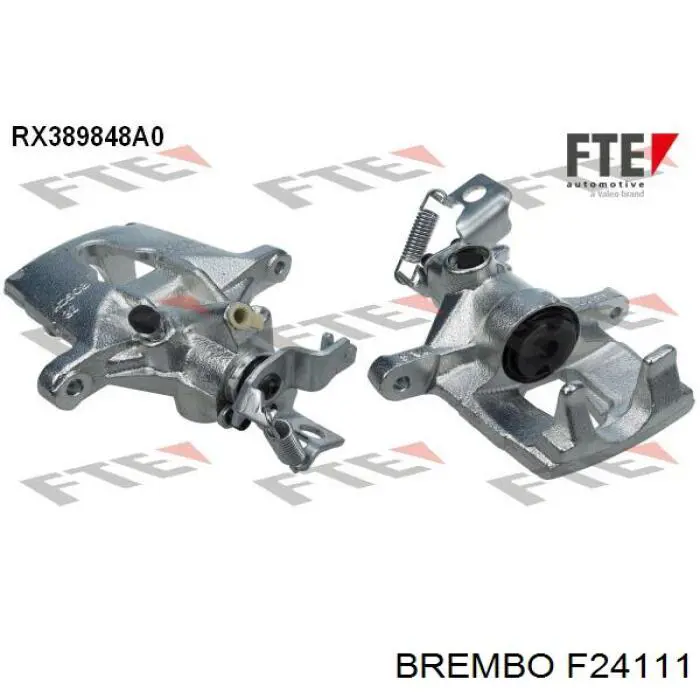 F24111 Brembo суппорт тормозной задний правый