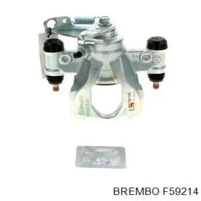 F59 214 Brembo suporte do freio traseiro esquerdo