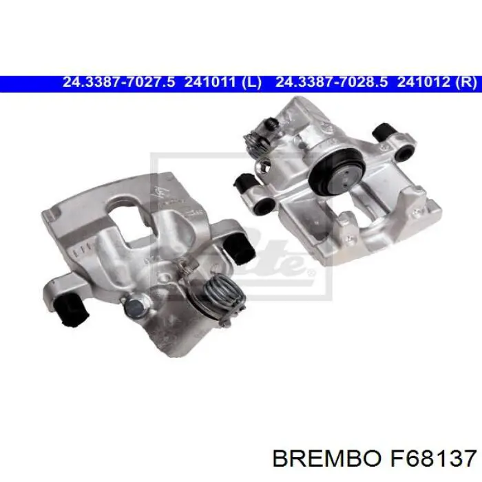 Суппорт тормозной задний правый F68137 Brembo