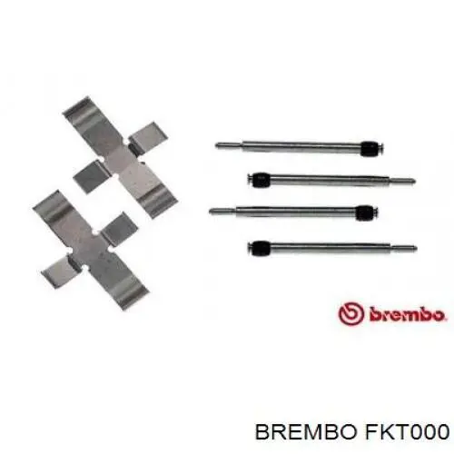 Купить FKT000 Brembo Ремкомплект суппорта тормозного, заднего