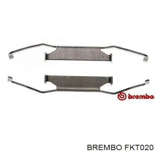 FKT020 Brembo Ремкомплект суппорта тормозного, переднего