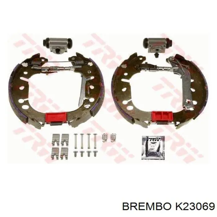 BSK210700 Open Parts sapatas do freio traseiras de tambor