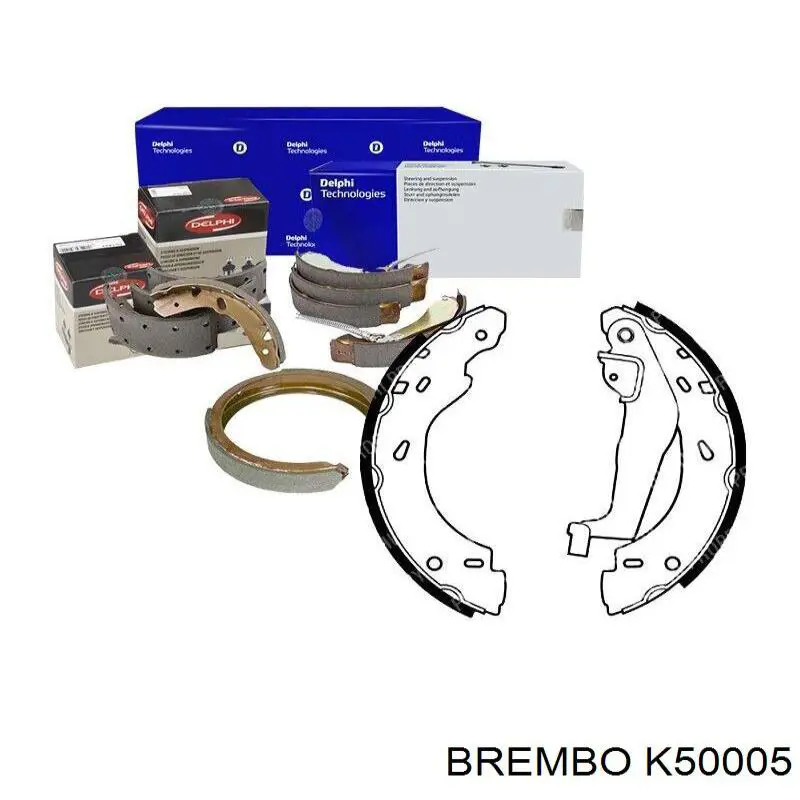 K50005 Brembo Тормоза в сборе