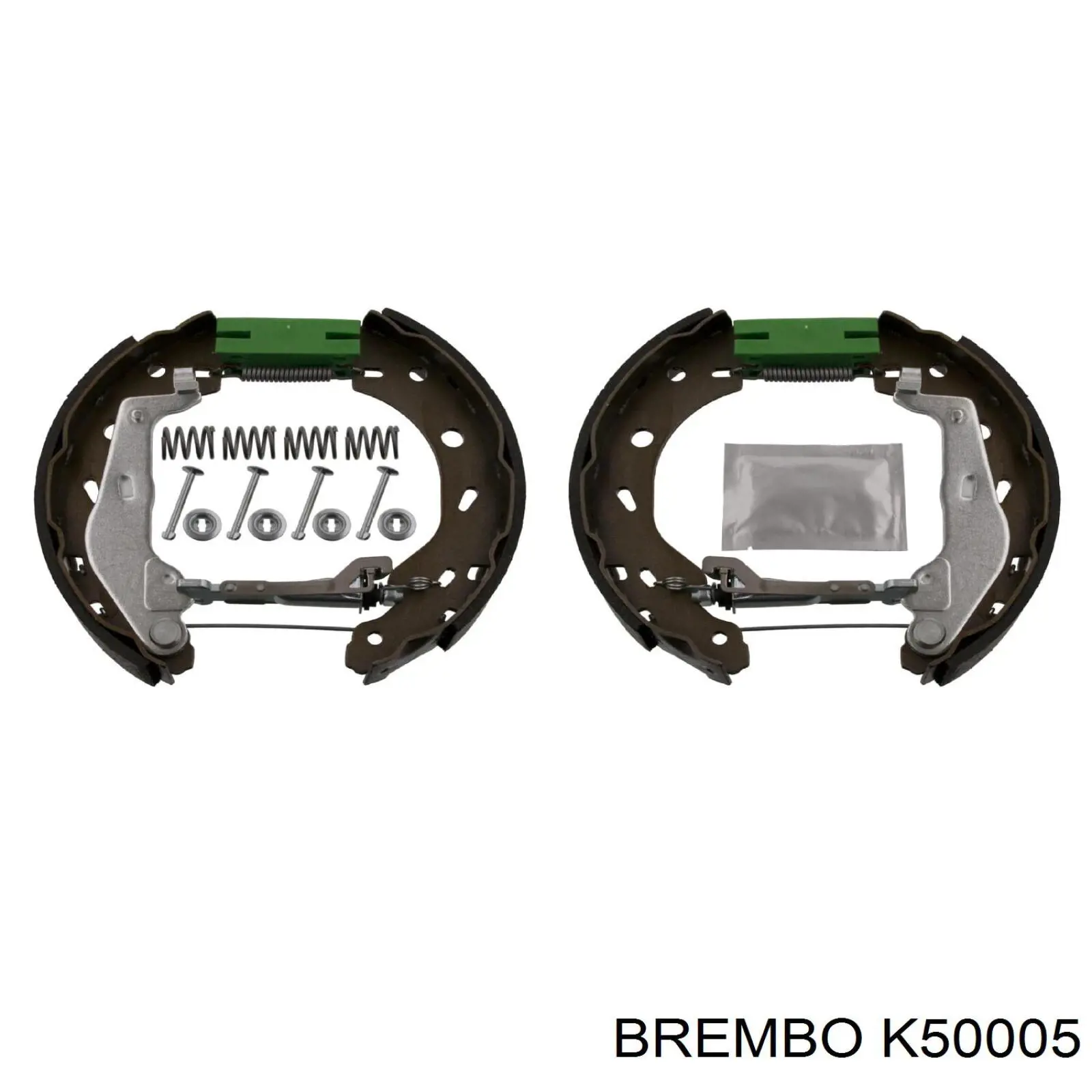 Zapatas de frenos de tambor traseras K50005 Brembo