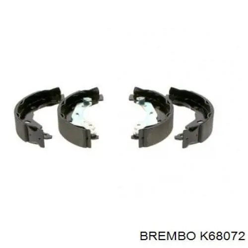 Купить K68072 Brembo Задние барабанные тормозные колодки