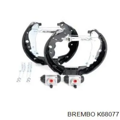 Купить 8660005326 Renault (RVI) Колодки тормозные задние барабанные, в сборе с цилиндрами, комплект