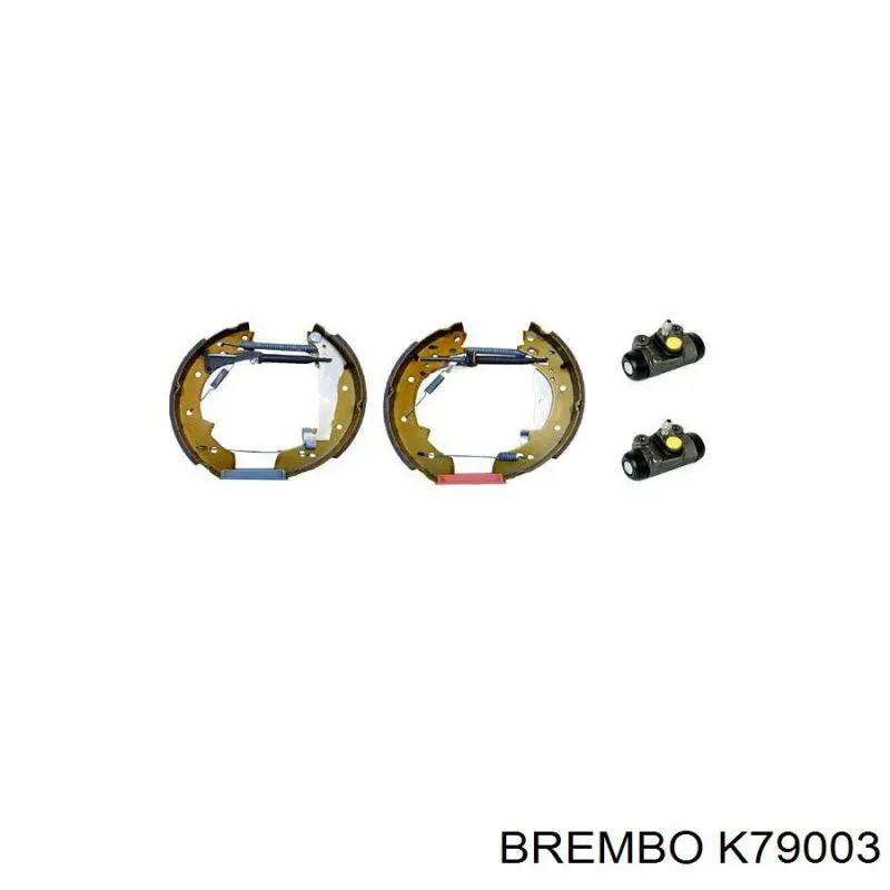 Juego de reparación, cilindro de freno trasero K79003 Brembo