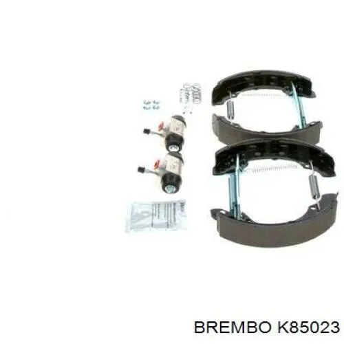 Колодки тормозные задние барабанные, в сборе с цилиндрами, комплект Brembo K85023