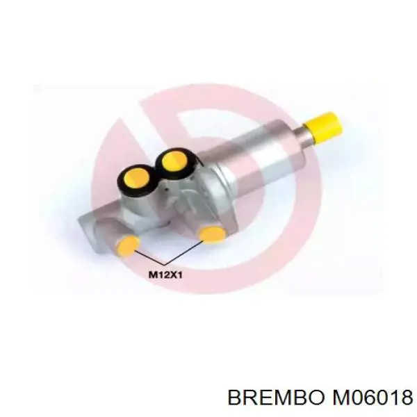 M06018 Brembo цилиндр тормозной главный