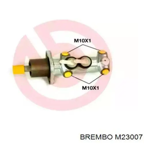 M23007 Brembo цилиндр тормозной главный