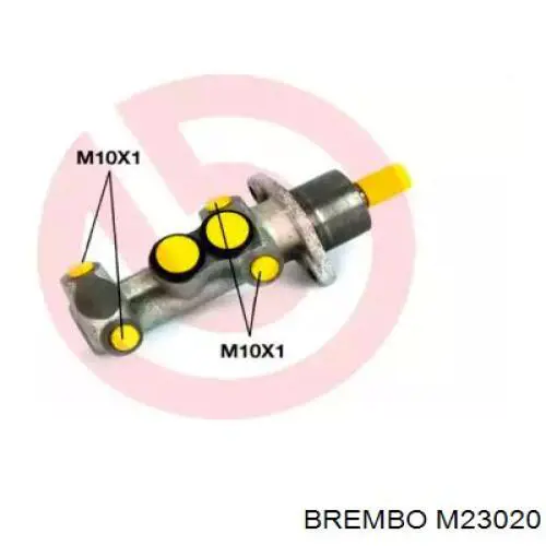 M23020 Brembo цилиндр тормозной главный