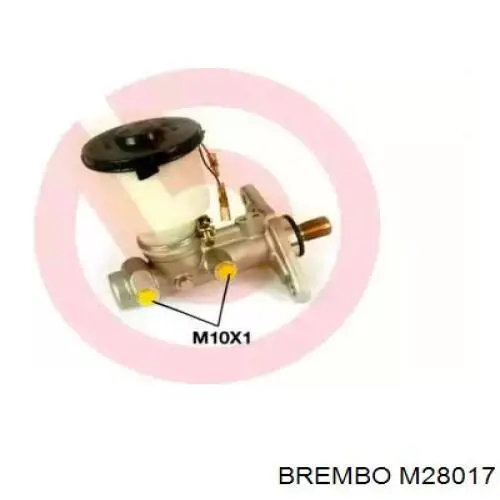 Цилиндр тормозной главный M28017 Brembo